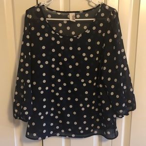 Polka Dot Blouse
